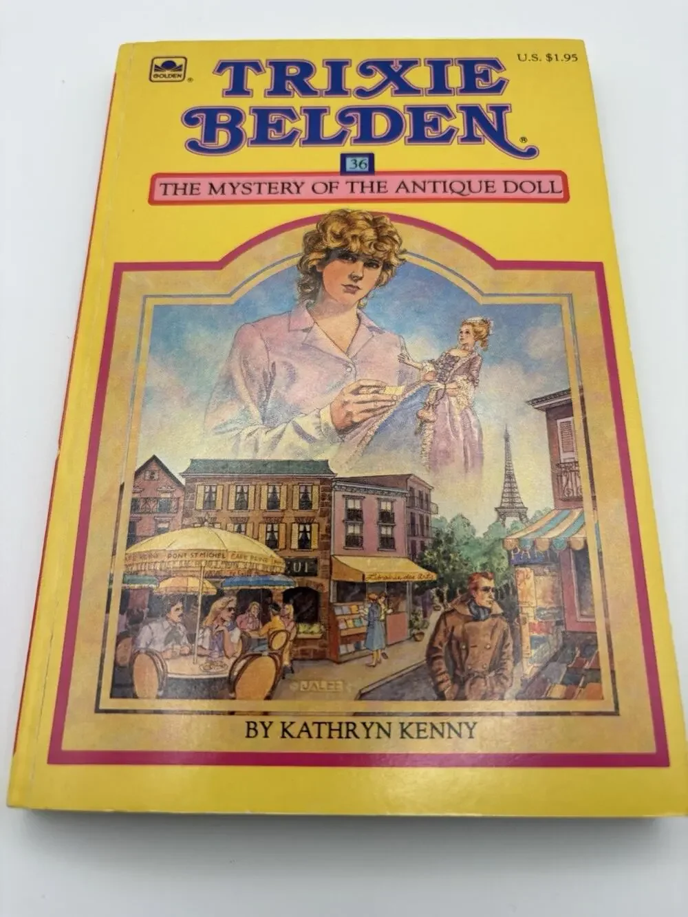 Trixie Belden 36 The Mystery of the Antique Doll Vintage 1984 Paperback Book